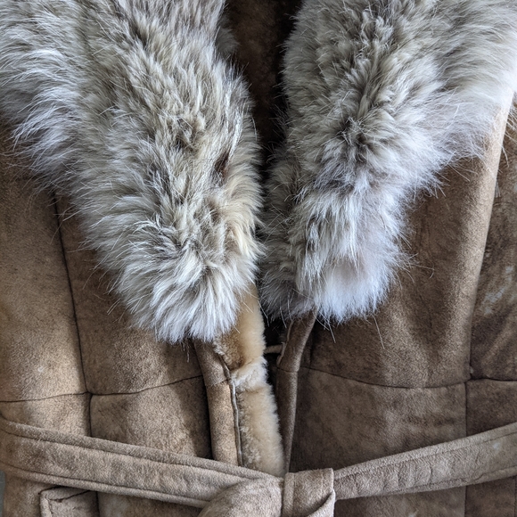 Vintage Penny Lane Fur Coat S/M - Picture 4 of 12